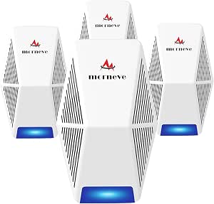 Morneve Ultrasonic Plug-In Mouse Repeller (4-pack)